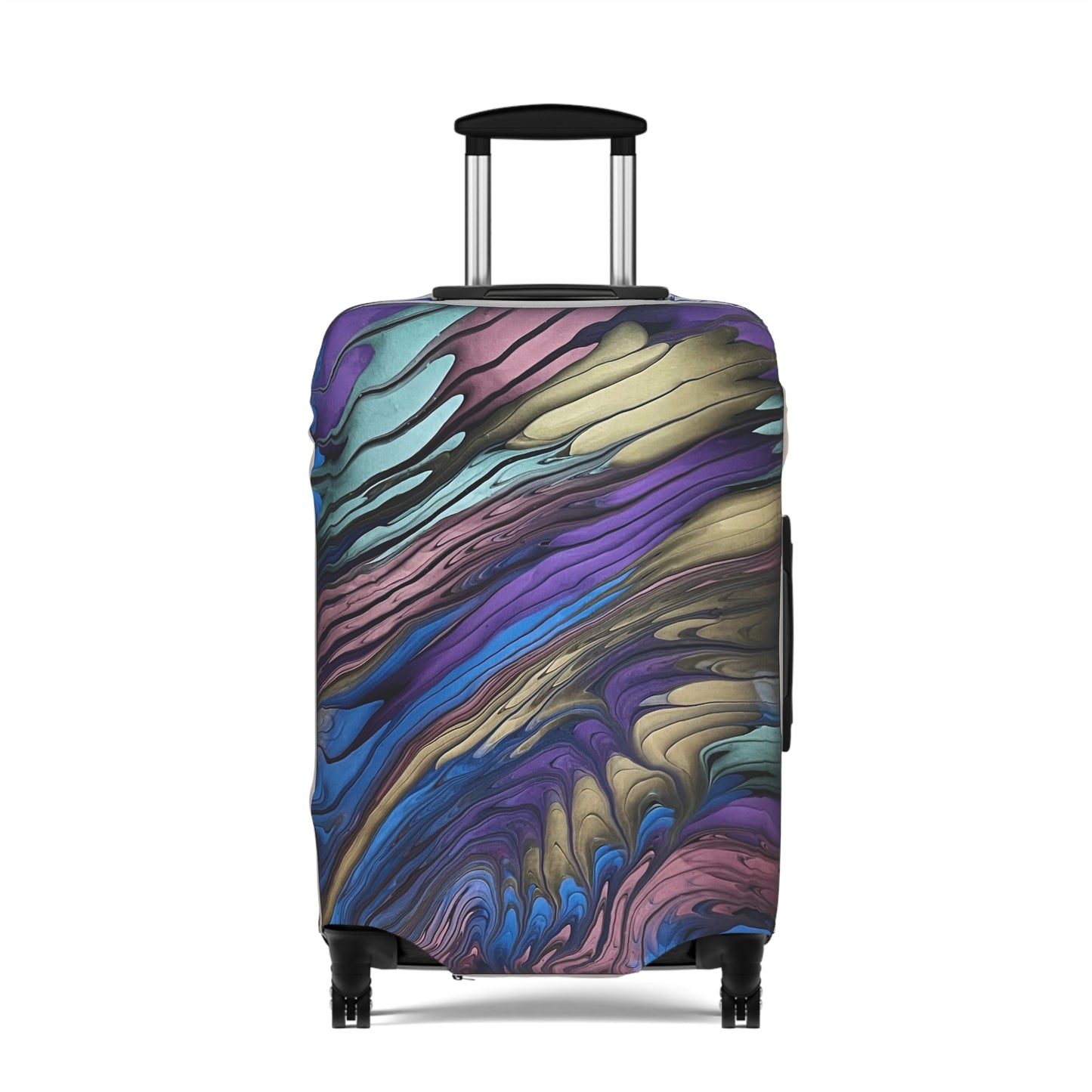 Black, Purple, Green, Red, Gold Individualized Carry On Suitcase/Luggage Cover