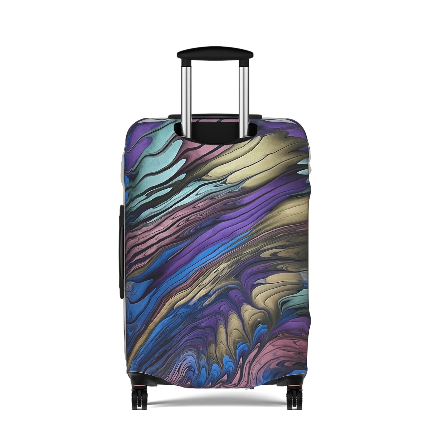Black, Purple, Green, Red, Gold Individualized Carry On Suitcase/Luggage Cover