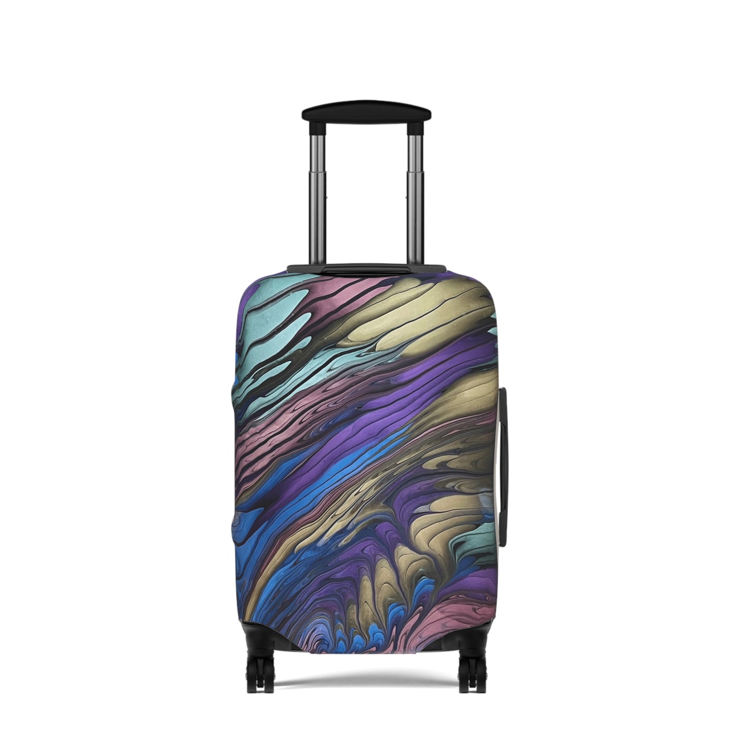 Black, Purple, Green, Red, Gold Individualized Carry On Suitcase/Luggage Cover