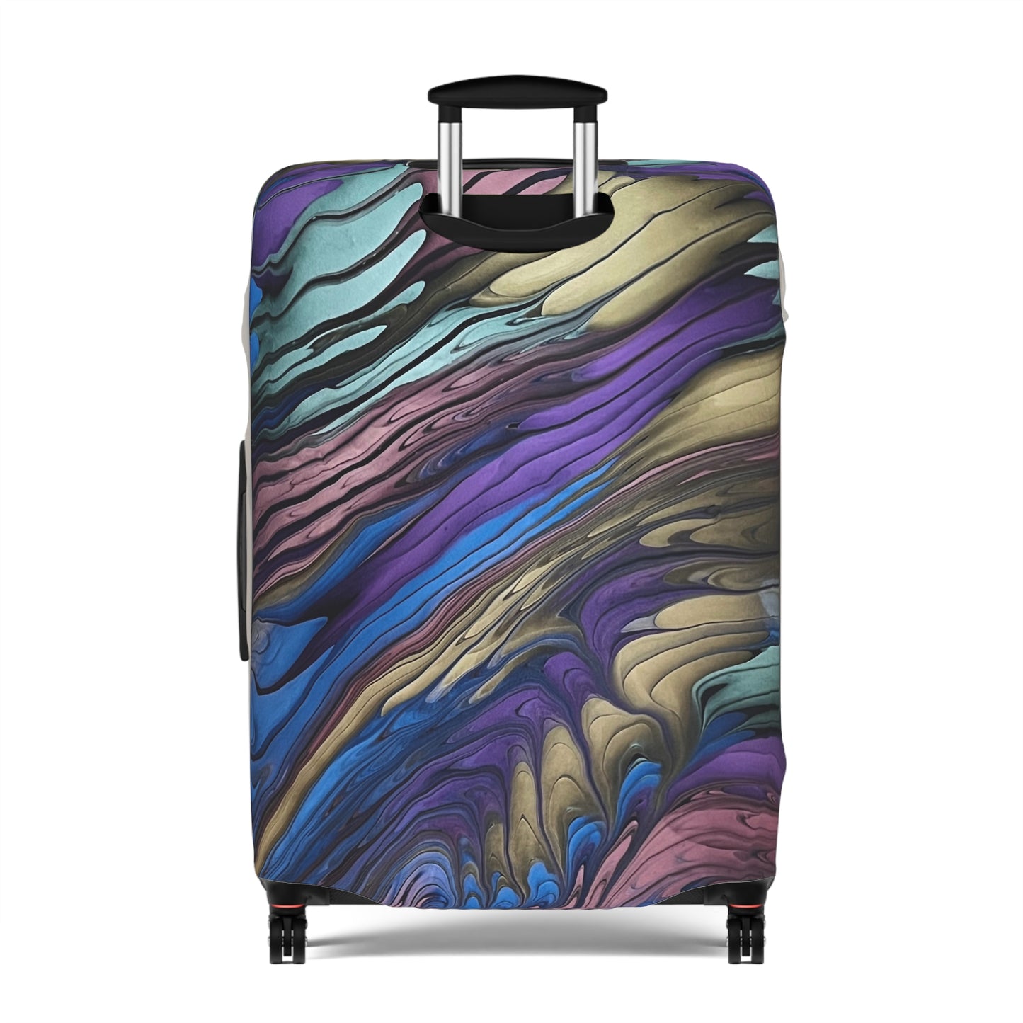 Black, Purple, Green, Red, Gold Individualized Carry On Suitcase/Luggage Cover