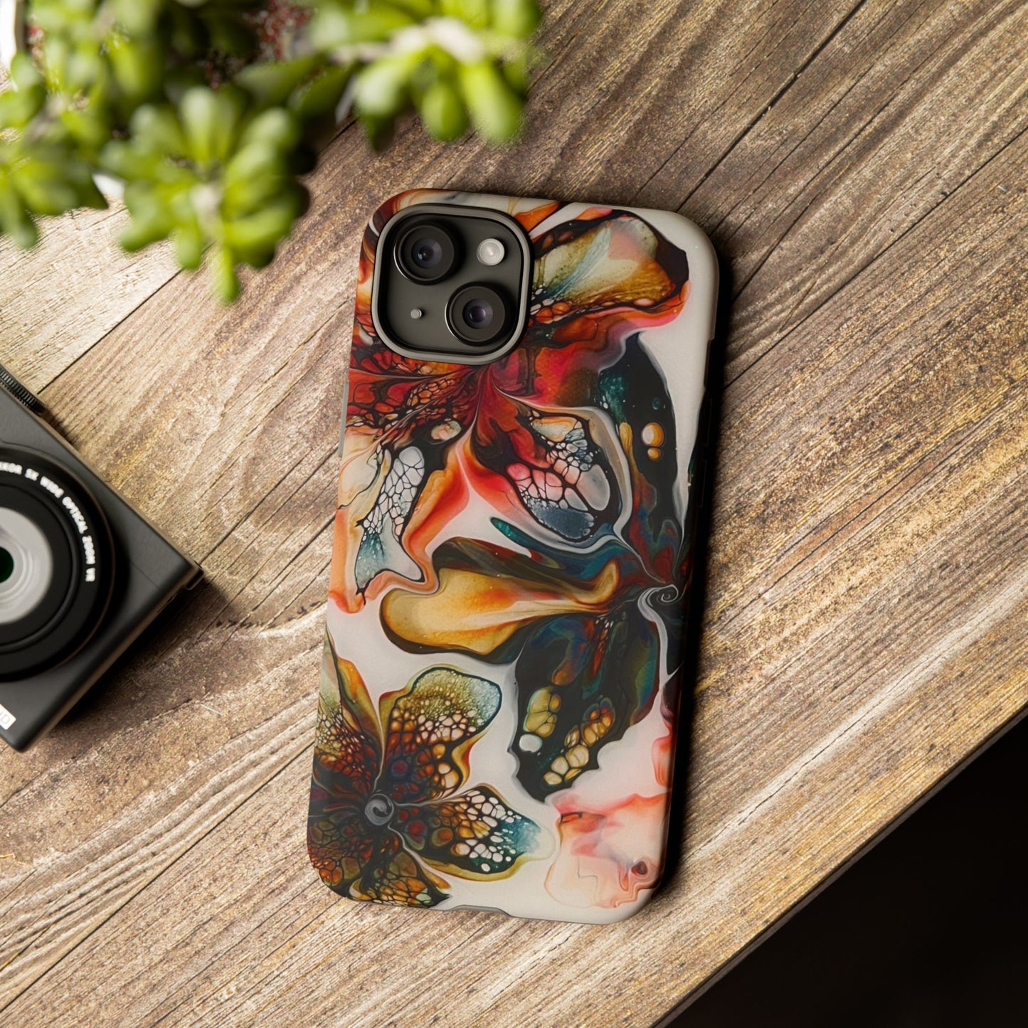 Phone Case - Flower Power Unique Art by Birdsong Lane Art