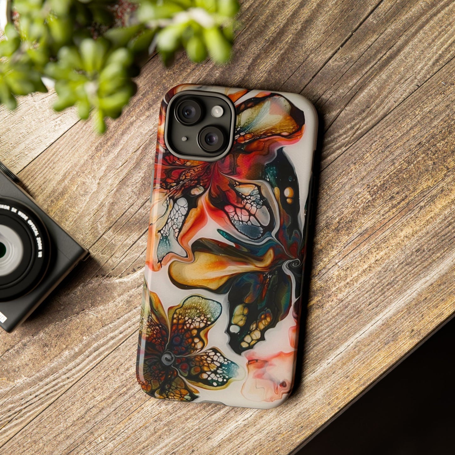Phone Case - Flower Power Unique Art by Birdsong Lane Art