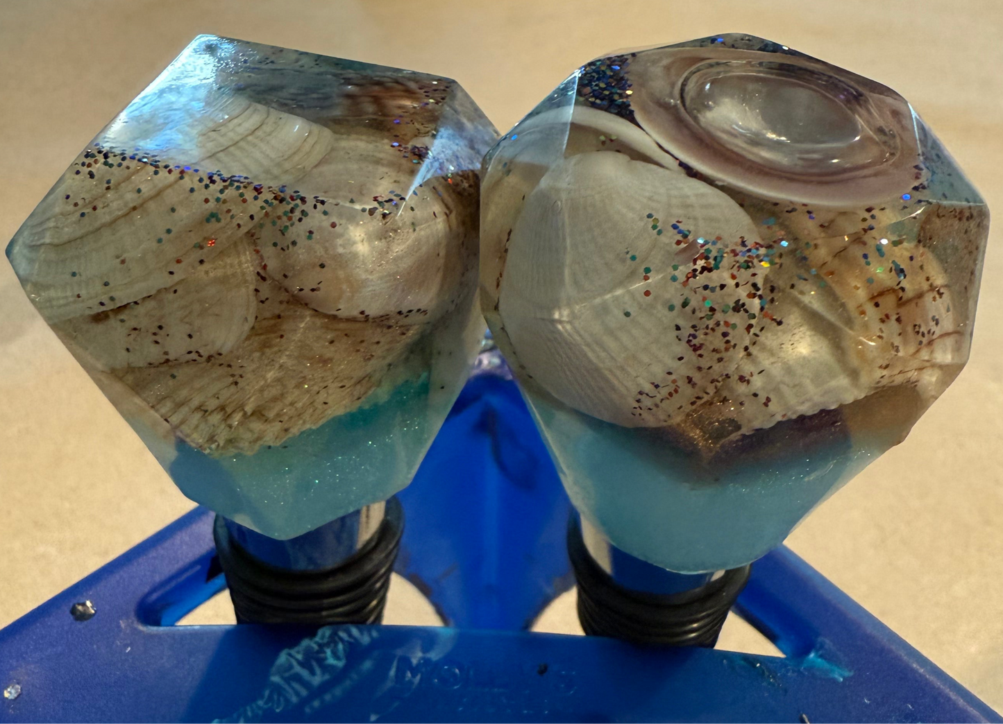 Beach and Shell Wine Bottle Stoppers