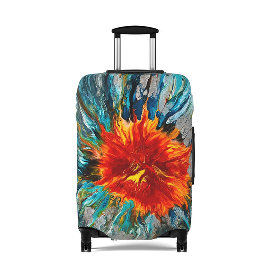 Fire and Water Individualized Carry On Suitcase/Luggage Cover - Birdsong Lane Art