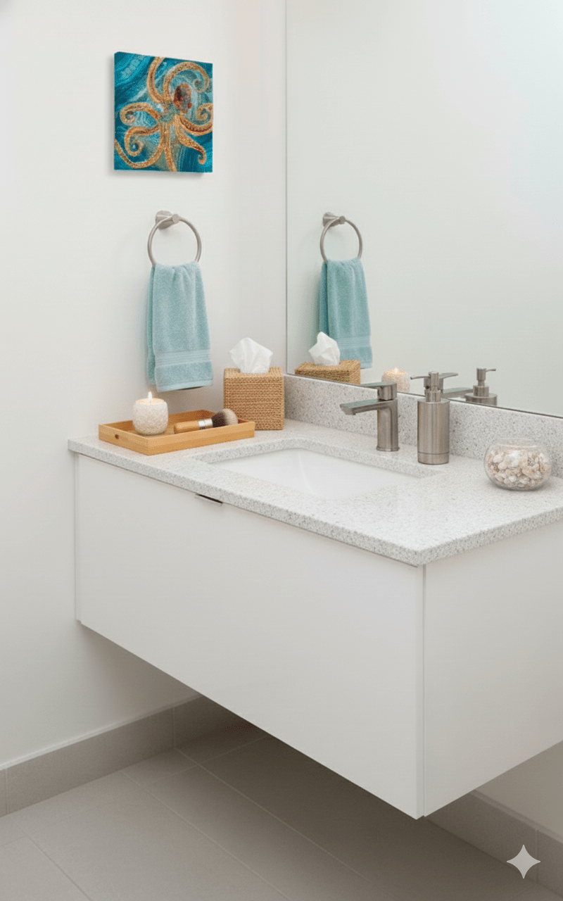 Handmade Octopus Canvas Wall Art - Birdsong Lane Art