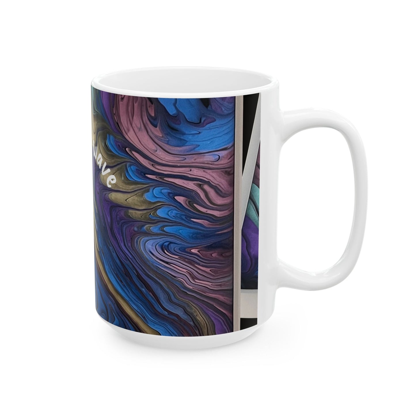 Ready to Ride Today's Wave Ceramic Coffee/Tea Mug - Birdsong Lane Art