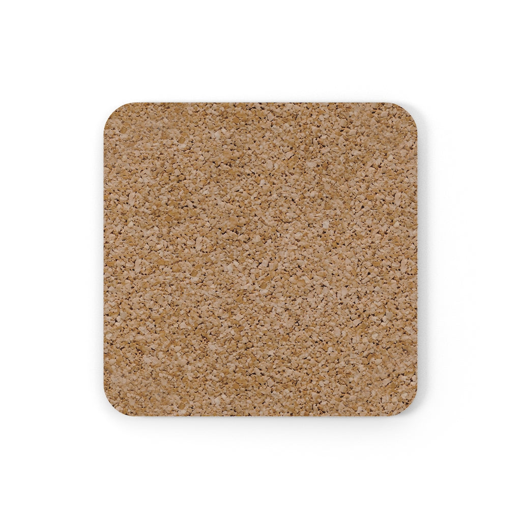 Flower Cork Back Coaster