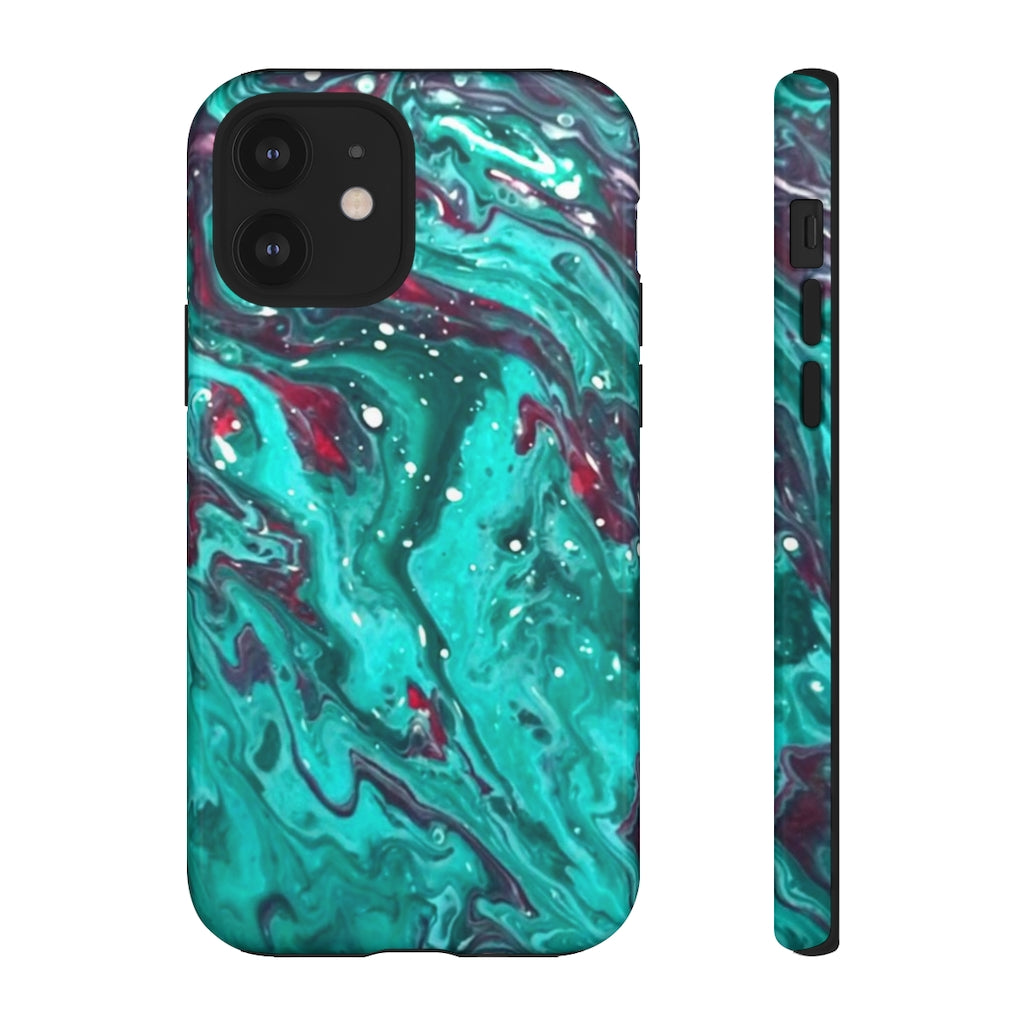 Teal Art iPhone and Samsung Cellphone Cases