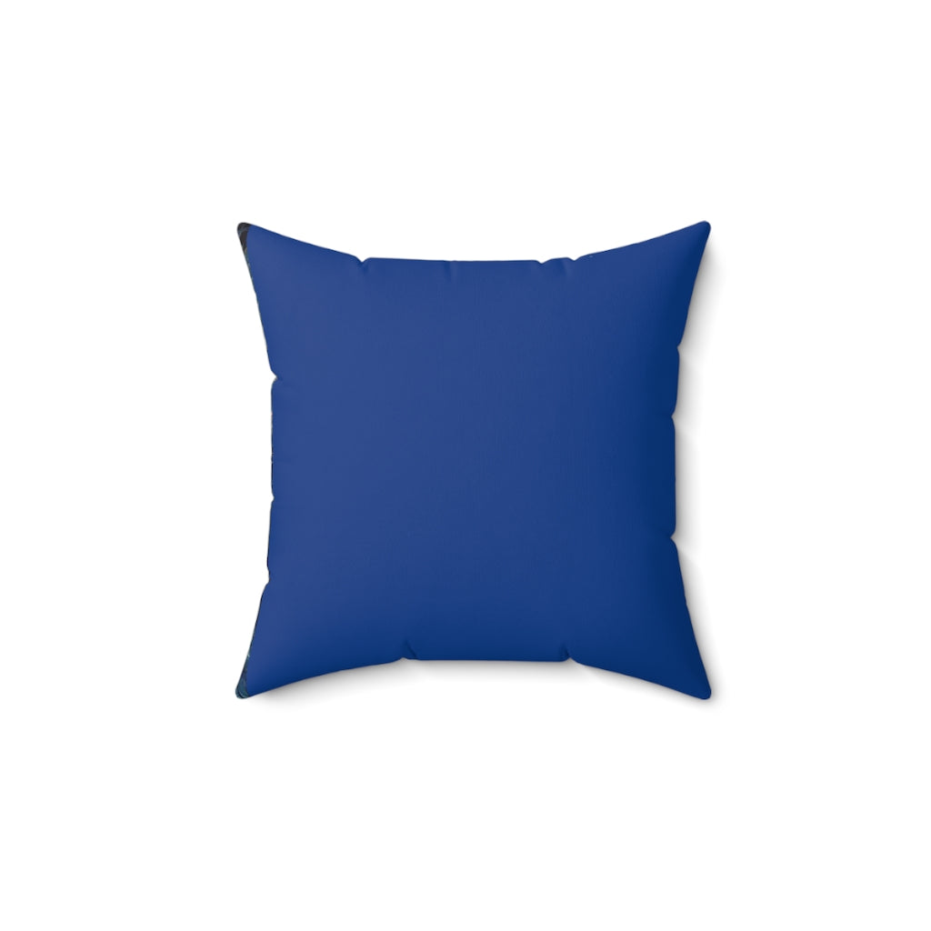 Ocean and Fire Spun Polyester Square Pillow