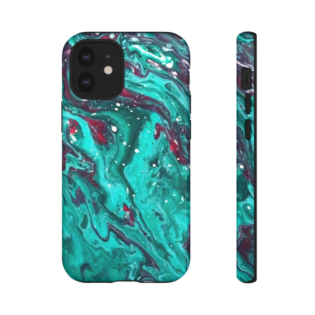 Teal Art iPhone and Samsung Cellphone Cases