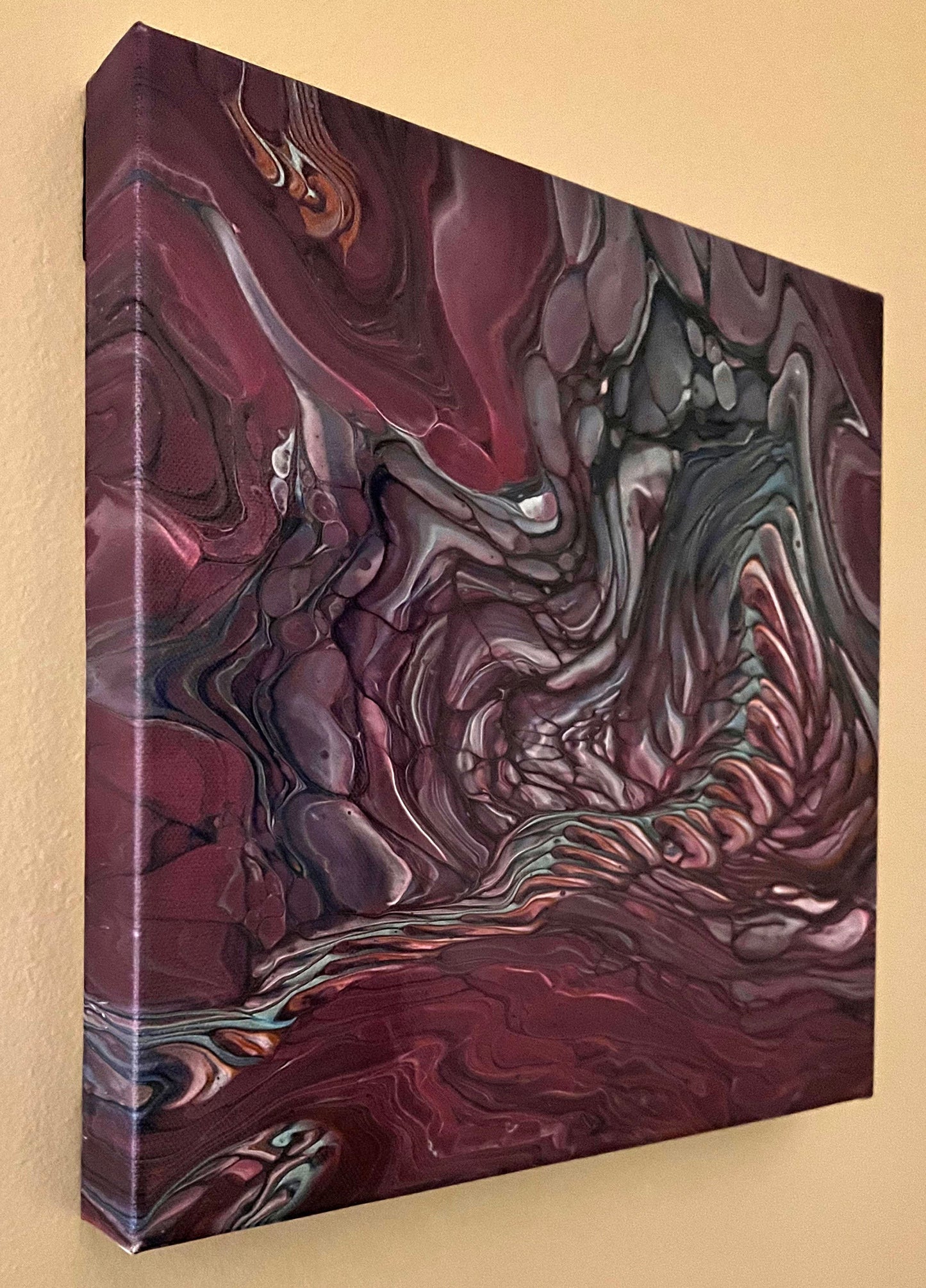 Handmade Wall Art: Along the Creek - 12x12 - Birdsong Lane Art