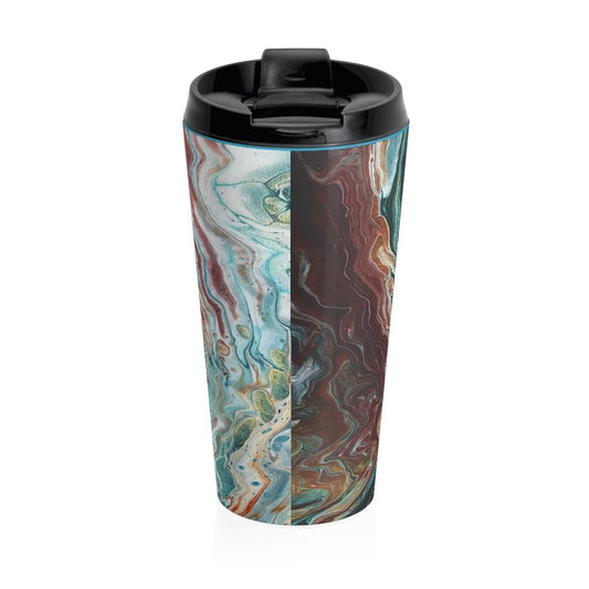 Mountain Climber Stainless Steel Travel Mug - Birdsong Lane Art