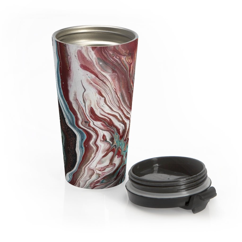 Mountain Climber Stainless Steel Travel Mug - Birdsong Lane Art
