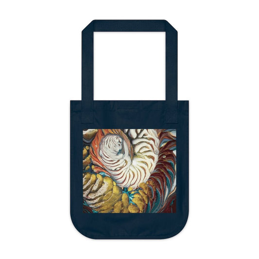 Spinning Like a Tornado Organic Canvas Tote Bag - Birdsong Lane Art