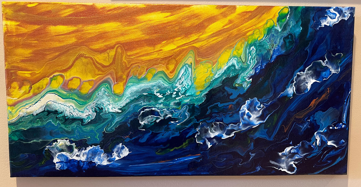 Stormy Seas, Coppery Skies