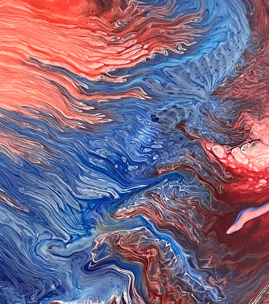 Women Rise Up Handmade Wall Art: 24x36 - Birdsong Lane Art