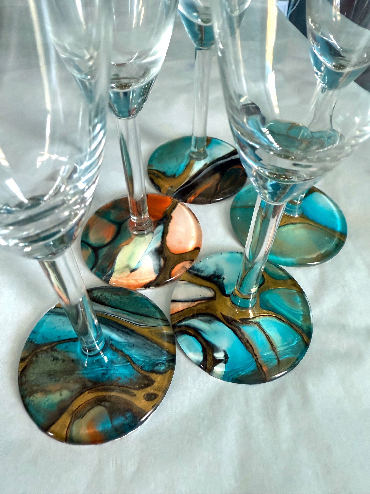 Wine Glasses - Birdsong Lane Art