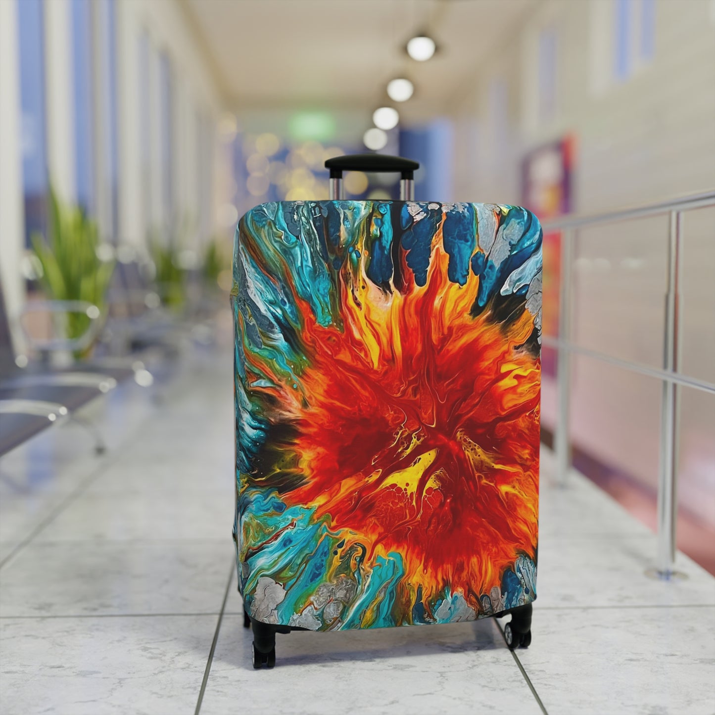 Fire and Water Individualized Carry On Suitcase/Luggage Cover