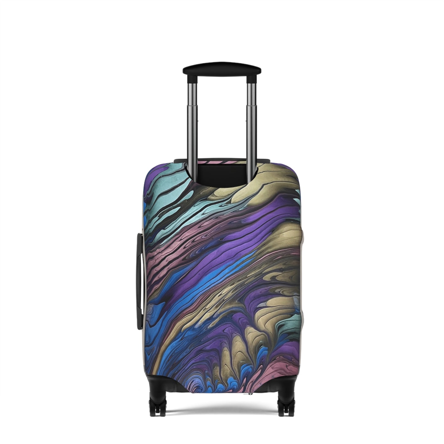 Black, Purple, Green, Red, Gold Individualized Carry On Suitcase/Luggage Cover