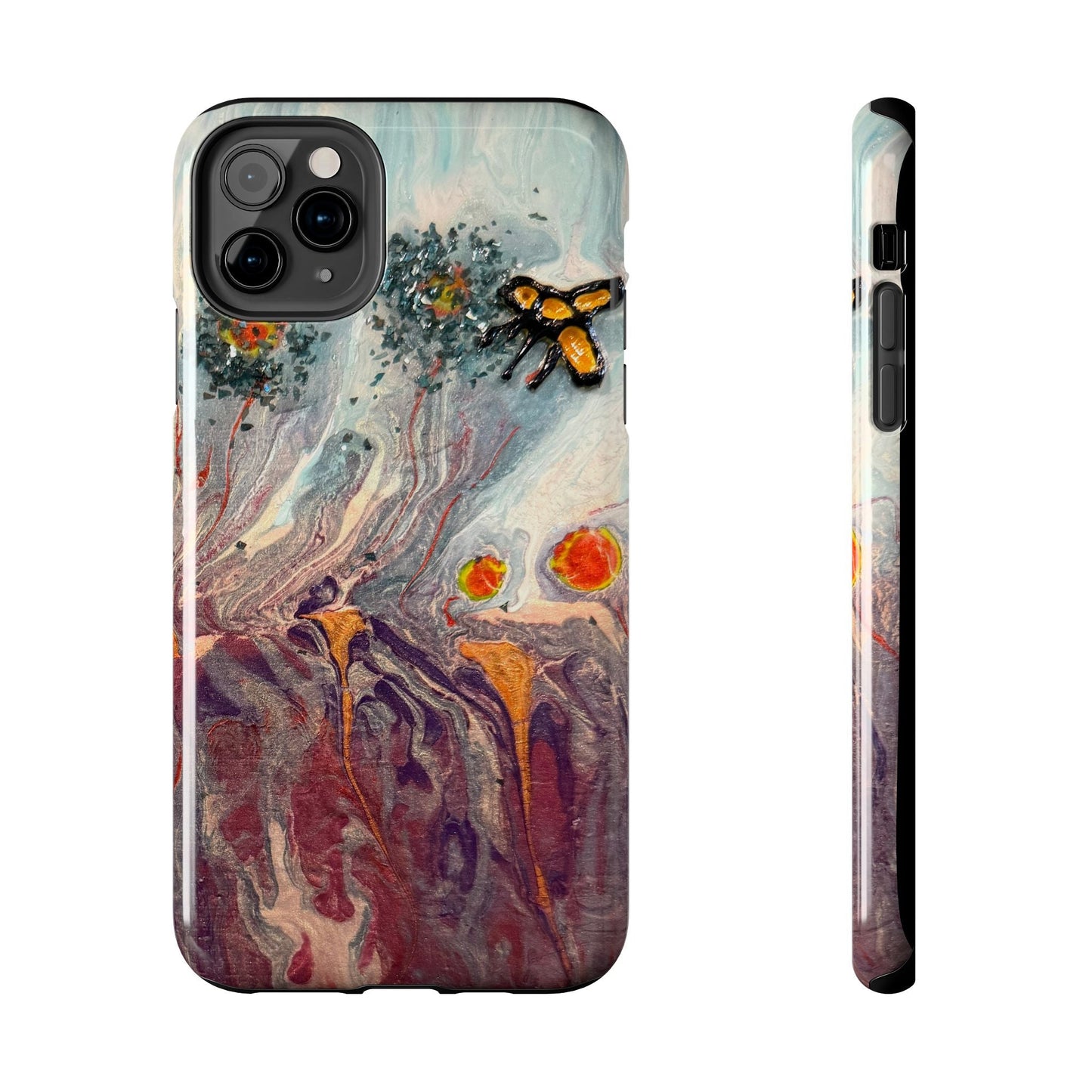 Bee the Change Phone Case for iPhones and Samsungs - Birdsong Lane Art