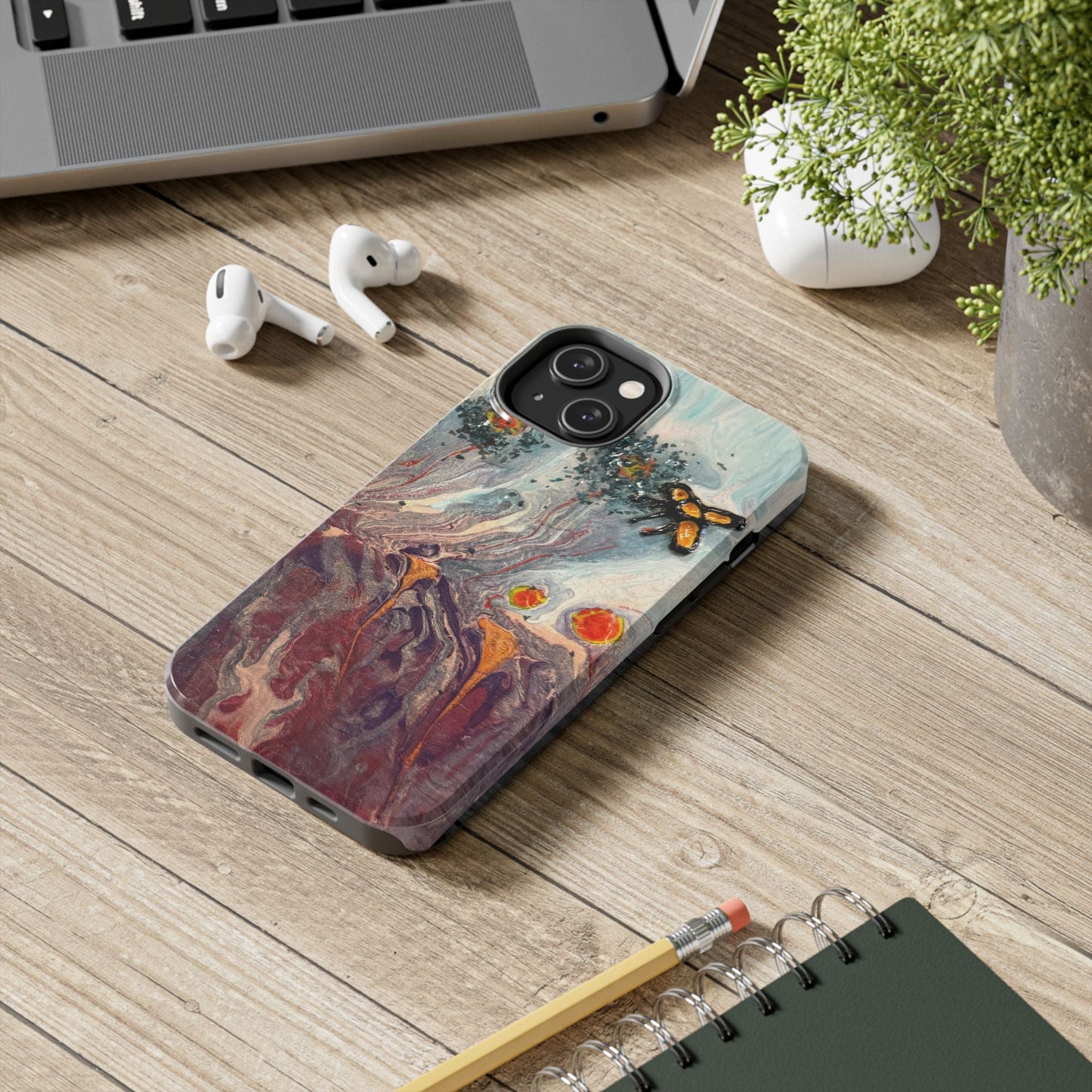 Bee the Change Phone Case for iPhones and Samsungs - Birdsong Lane Art