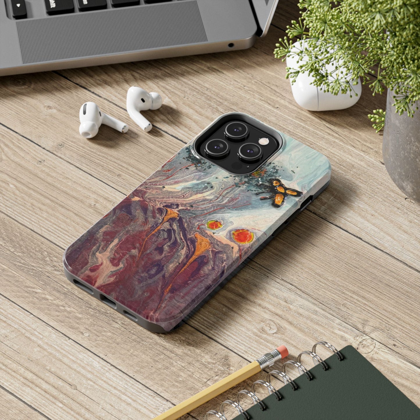 Bee the Change Phone Case for iPhones and Samsungs - Birdsong Lane Art