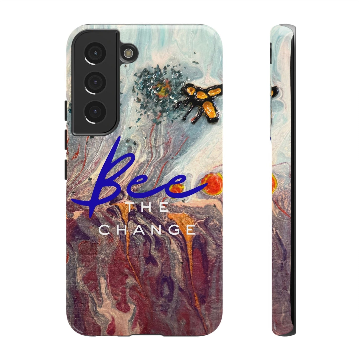 Bee the Change Statement Phone Cases - Birdsong Lane Art