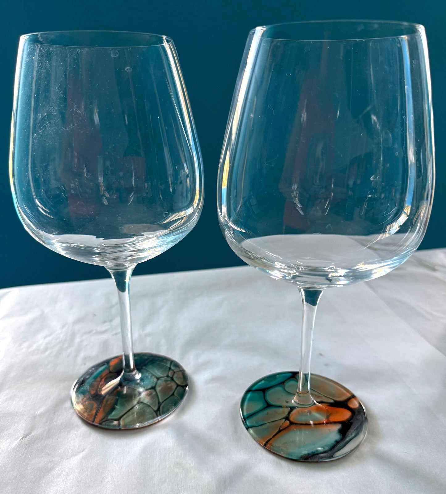 Custom - Painted Wine Glasses - Birdsong Lane Art