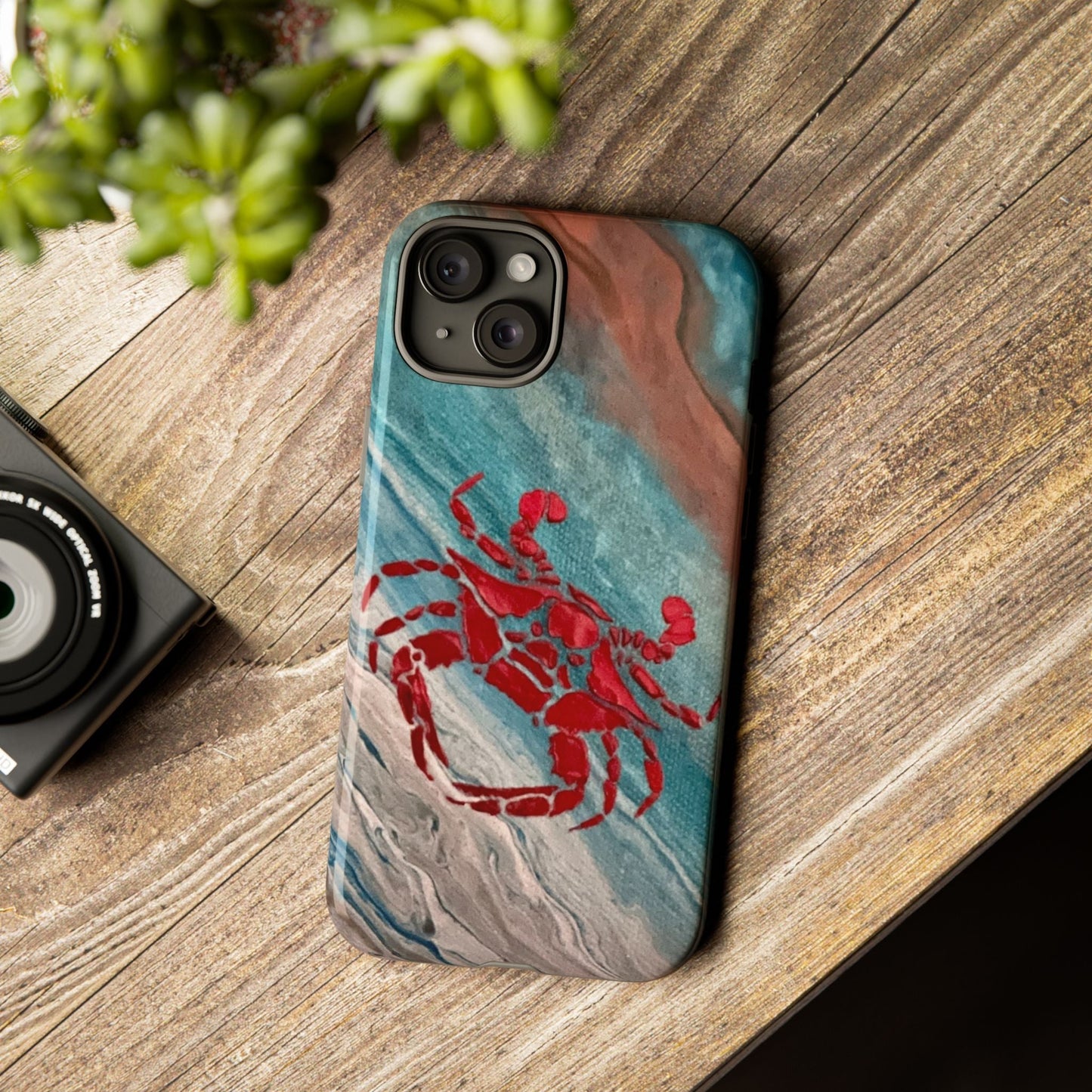 Feeling Crabby Phone Case for iPhone and Samsung - Birdsong Lane Art