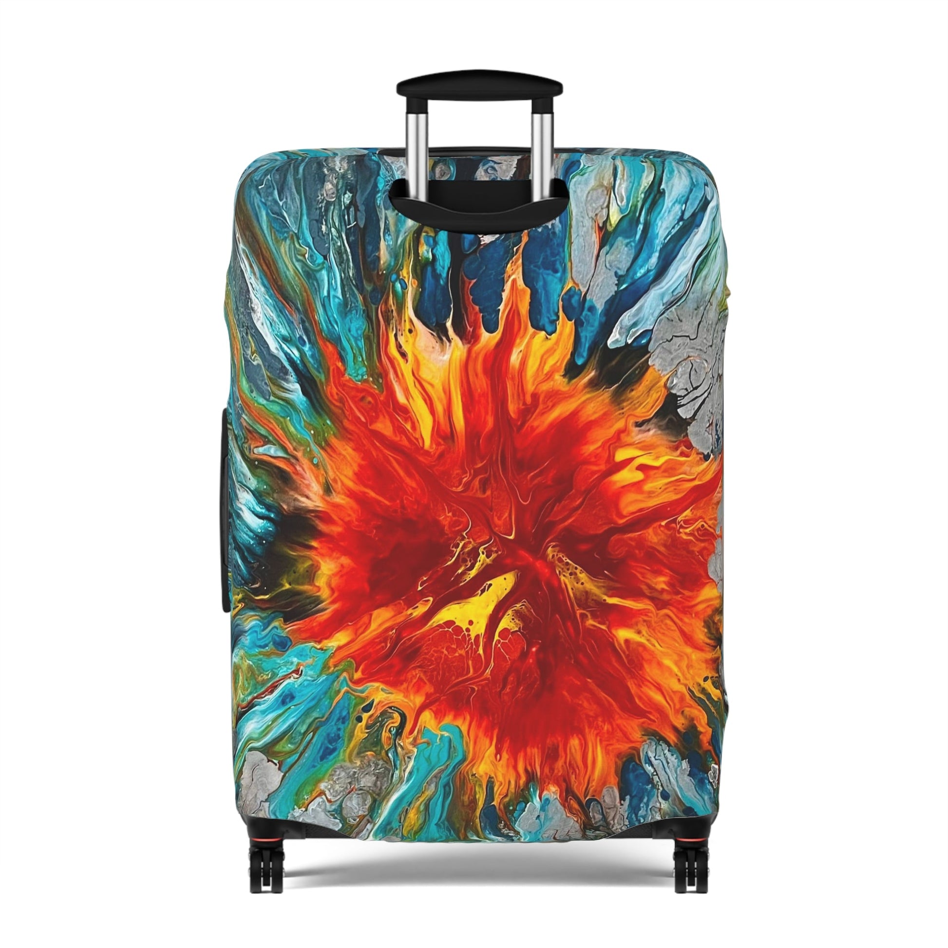 Fire and Water Individualized Carry On Suitcase/Luggage Cover - Birdsong Lane Art