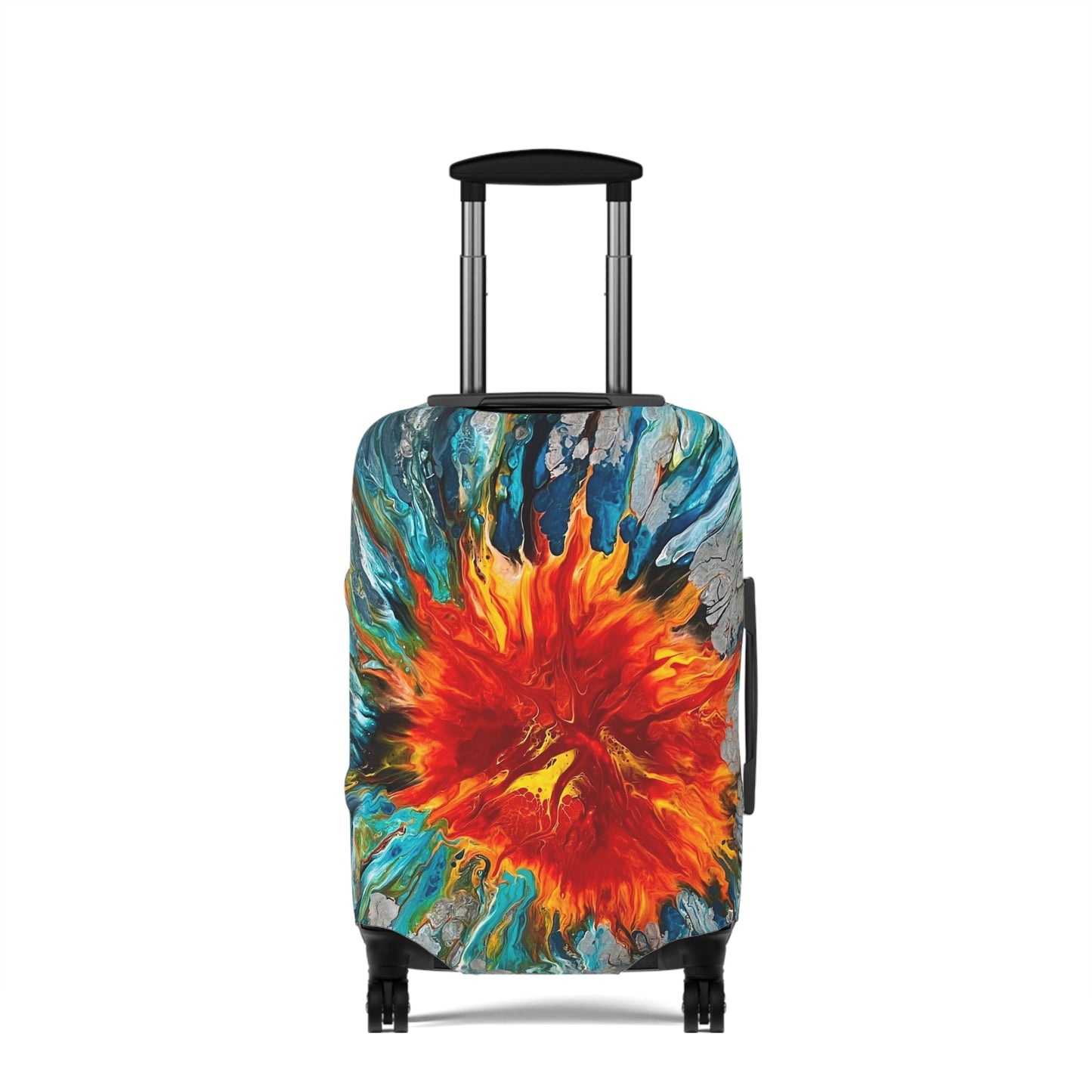 Fire and Water Individualized Carry On Suitcase/Luggage Cover - Birdsong Lane Art