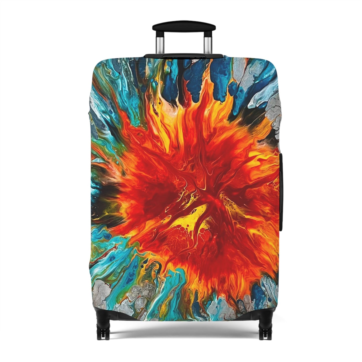 Fire and Water Individualized Carry On Suitcase/Luggage Cover - Birdsong Lane Art