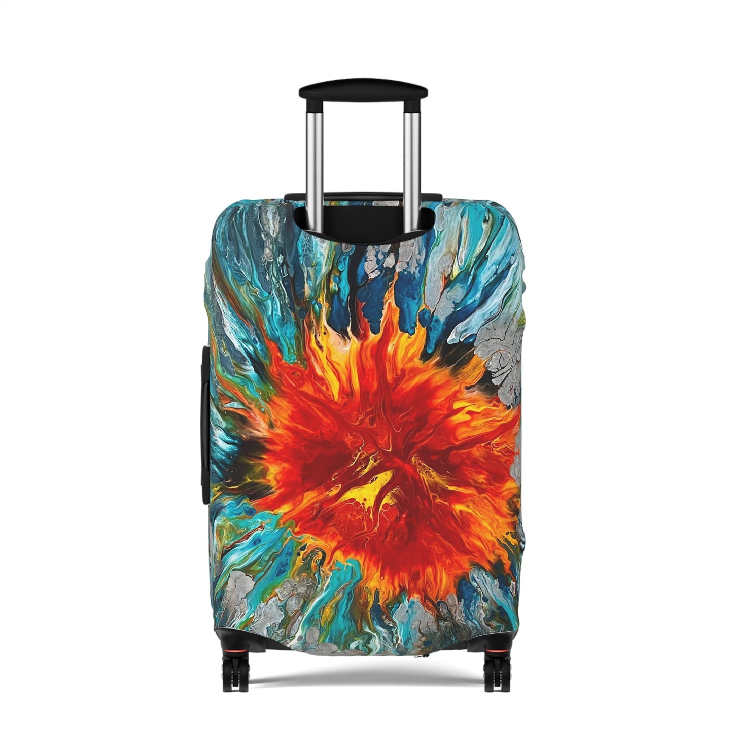Fire and Water Individualized Carry On Suitcase/Luggage Cover - Birdsong Lane Art
