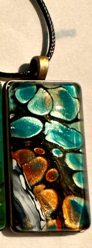 Handmade Rectangle Pendant Necklaces - Birdsong Lane Art