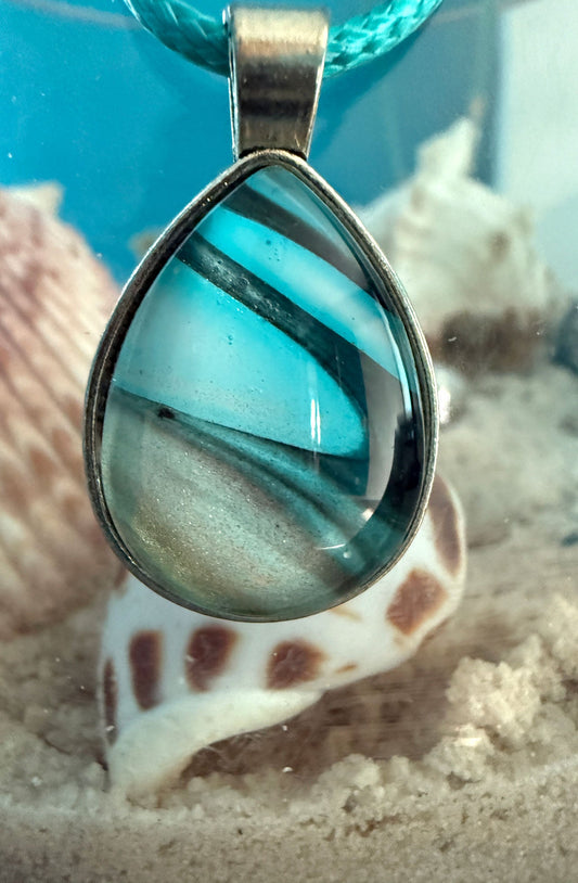 Original Handmade Teardrop Necklaces - Birdsong Lane Art
