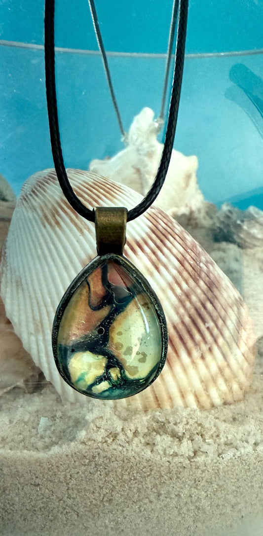 Original Handmade Teardrop Necklaces - Birdsong Lane Art