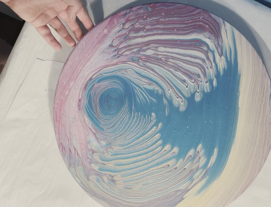 Fluid Art Lazy Susan