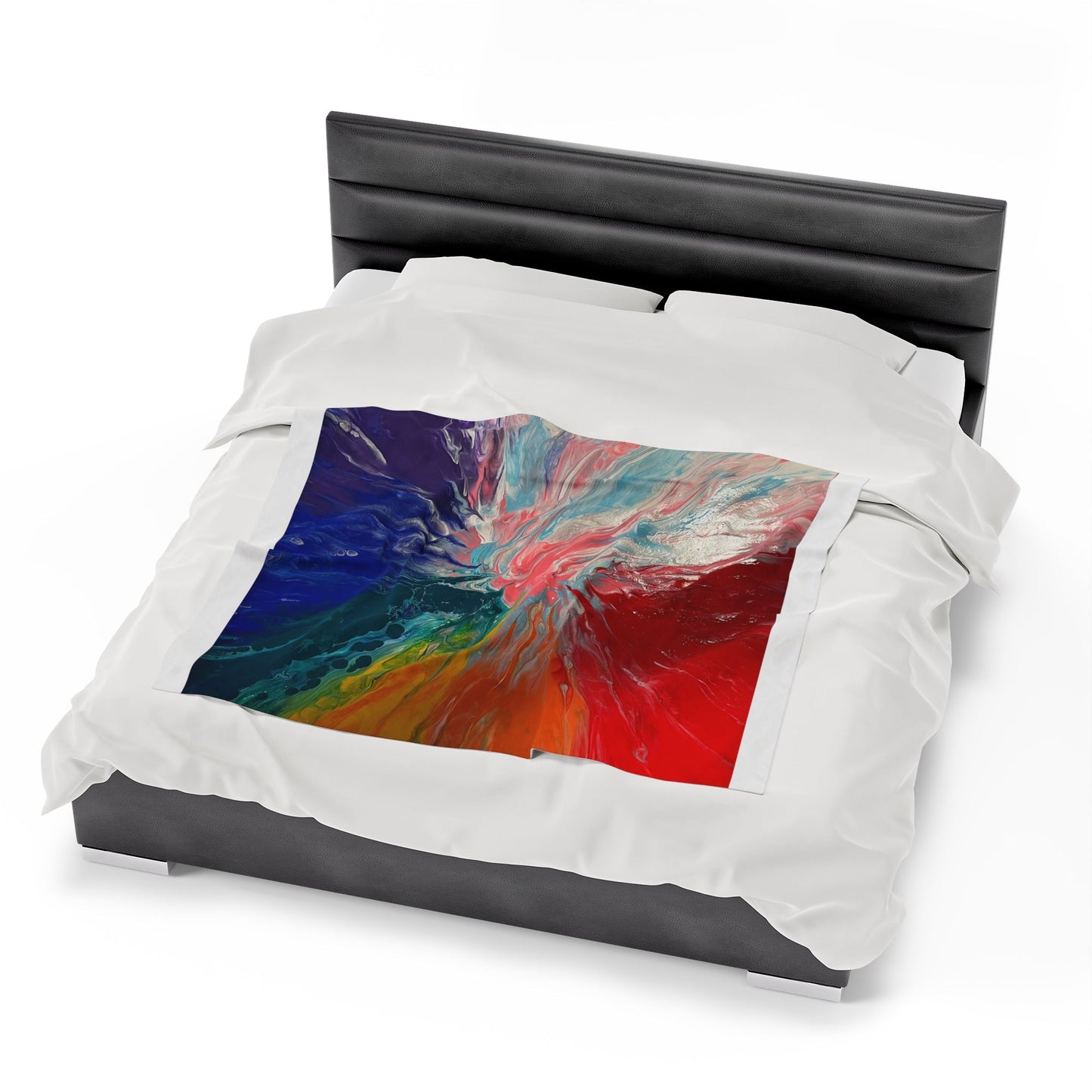Pride Velveteen Plush Blanket - Birdsong Lane Art