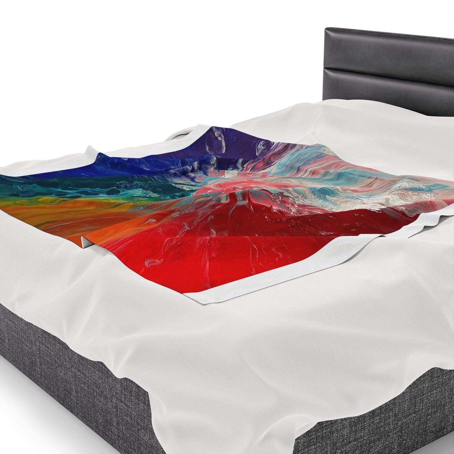 Pride Velveteen Plush Blanket - Birdsong Lane Art