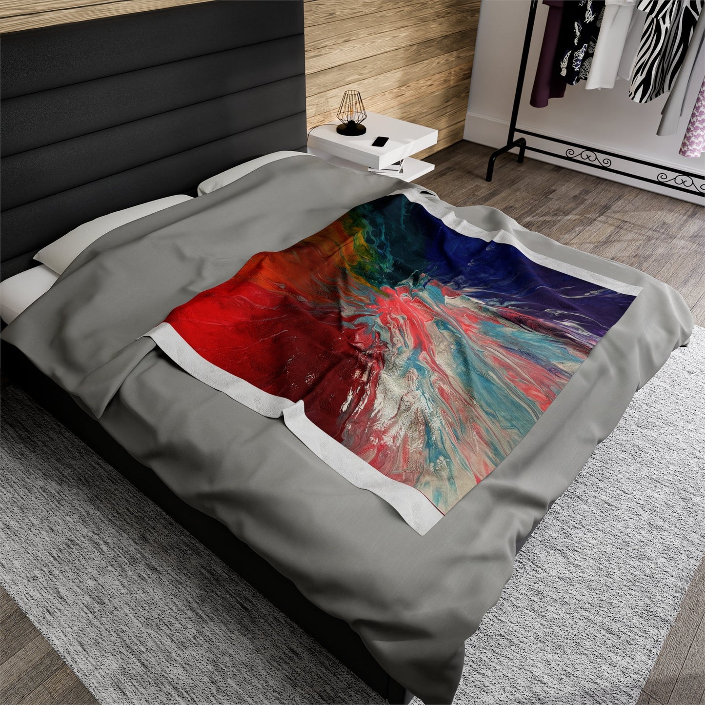 Pride Velveteen Plush Blanket - Birdsong Lane Art
