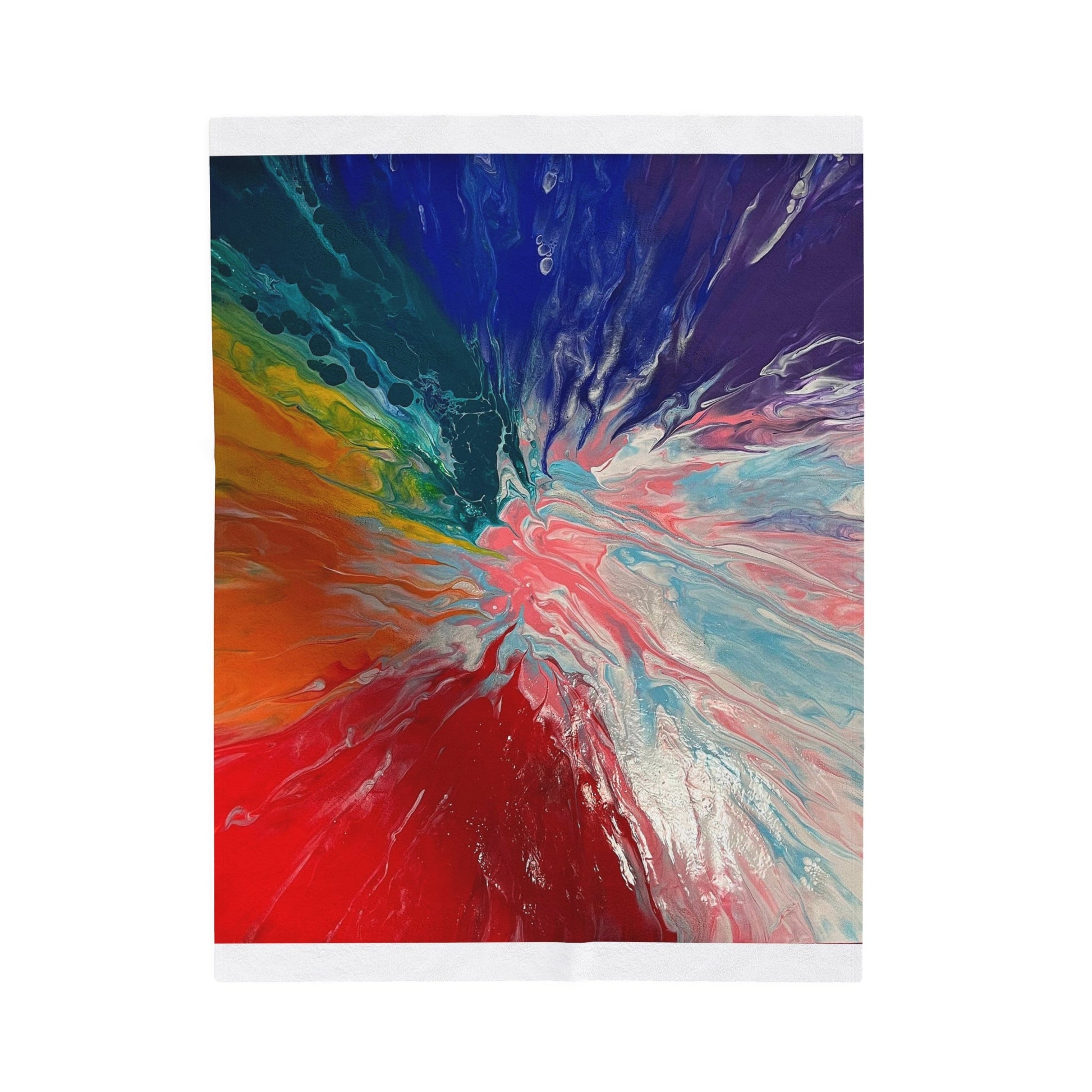 Pride Velveteen Plush Blanket - Birdsong Lane Art