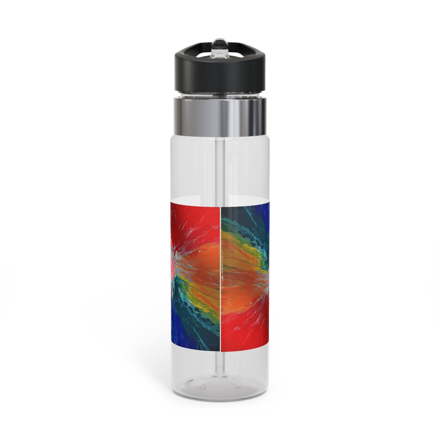 Trans Rights are Human Rights Sport Bottle, 20oz - Birdsong Lane Art