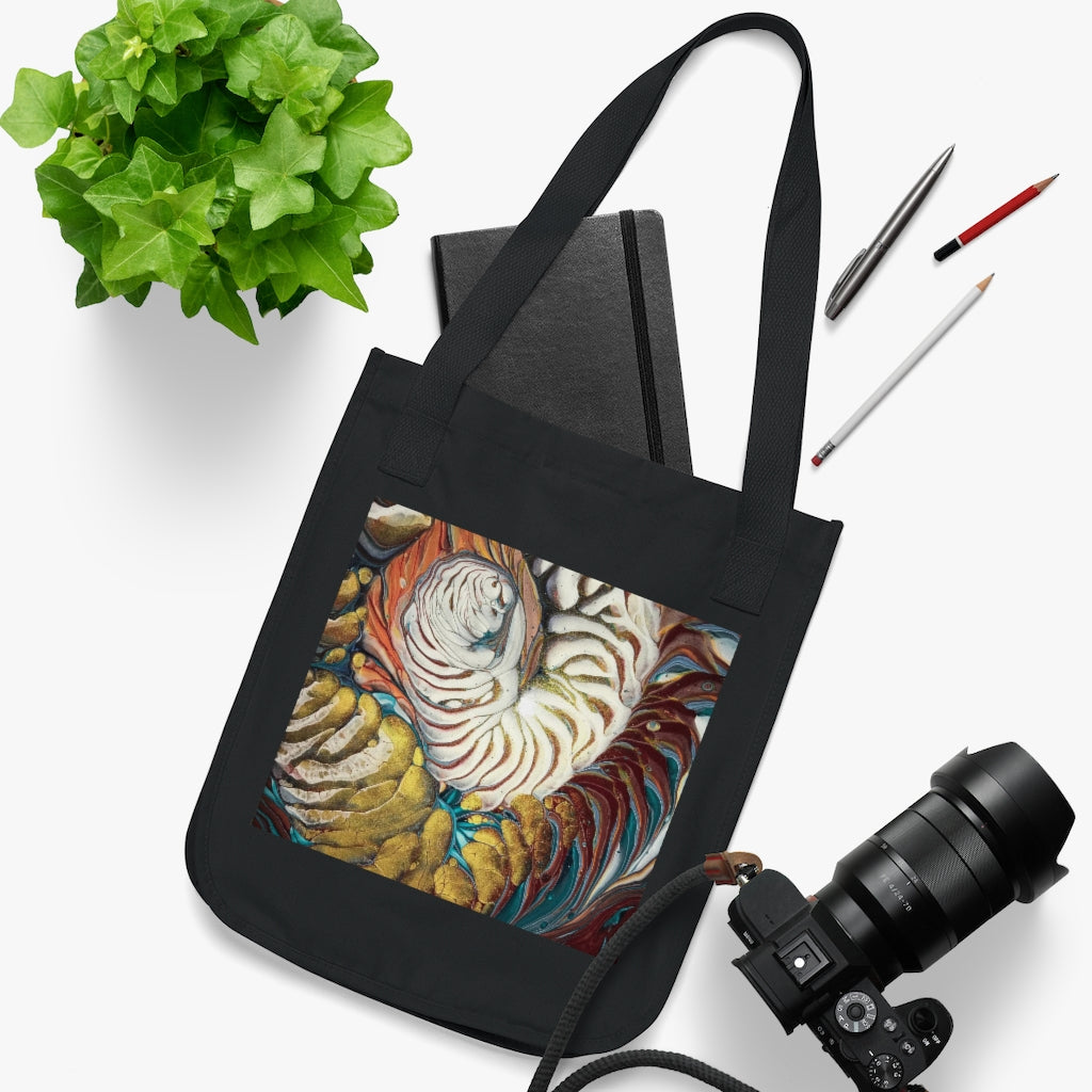 Spinning Like a Tornado Organic Canvas Tote Bag