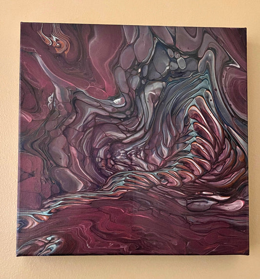 Handmade Wall Art: Along the Creek - 12x12 - Birdsong Lane Art