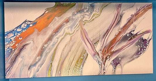 Handmade Wall Art: Flowing In the Wind - Birdsong Lane Art
