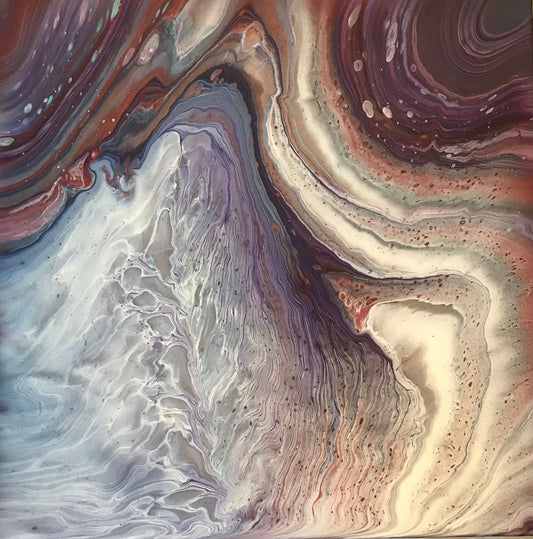 Handmade Wall Art: Shiver - Birdsong Lane Art