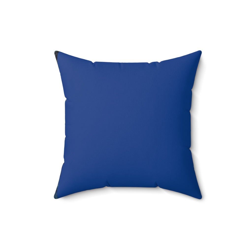 Ocean and Fire Spun Polyester Square Pillow - Birdsong Lane Art