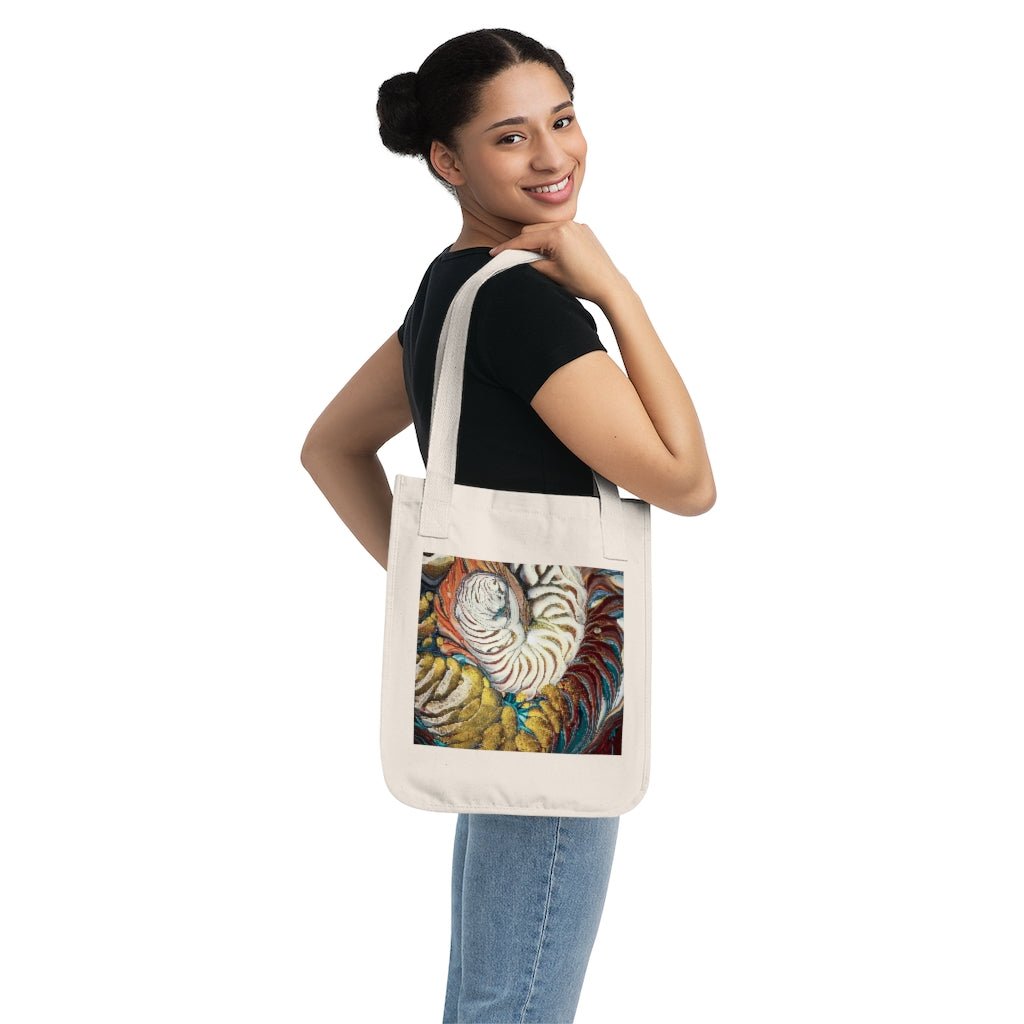 Spinning Like a Tornado Organic Canvas Tote Bag - Birdsong Lane Art