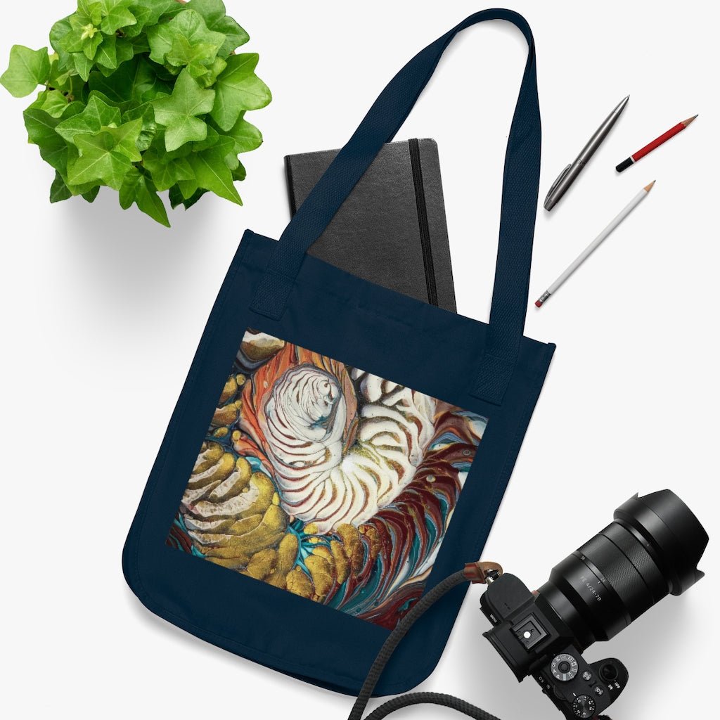 Spinning Like a Tornado Organic Canvas Tote Bag - Birdsong Lane Art