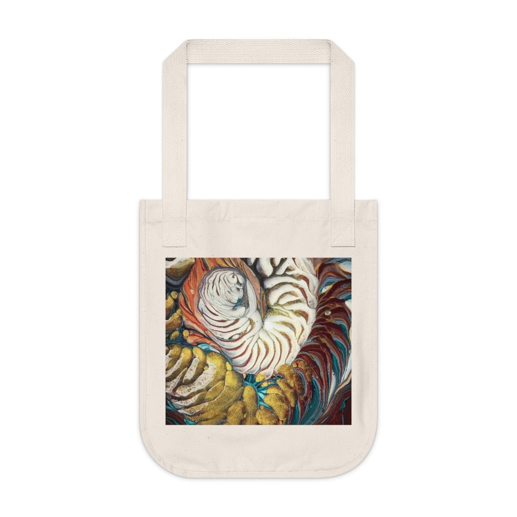 Spinning Like a Tornado Organic Canvas Tote Bag - Birdsong Lane Art